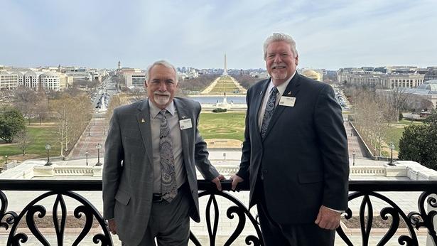 First Vice Chairman Carl Harris and Second Vice Chairman Buddy Hughes on Capitol Hill